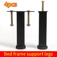 Rib frame bed legs T-type support columns load-bearing wooden bed frame reinforced raised bed feet furniture feet thickened