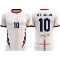 25-26 England Fan Soccer Jersey Men Sports Shirt Quick Dry Breathable Comfortable Casual Training Football Top Kids Adults