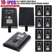 1-10pcs HDD Internal Case for XBOX 360 Slim 20GB 60GB 120GB 250GB Replacement Game Accessories HDD Hard Disk Drive Caddy HD Box