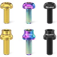 AliExpress RISK 2PCS Bicycle Bottle Cage Fixing Bolt TC4 Titanium M5x12mm Bike Pump Fixing Screw With Washer for Cycling Bottle Cage Fixing