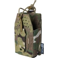 TOPTACPRO Tactical Mini Radio Pouch Molle Walkie-talkie Interphone Pouch Duty Tactical Molle Tool Pouch 8524
