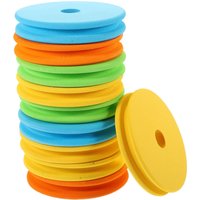 10PCS 3.95 Inch Fishing Line Spool Winder Fishing Carp Fishing Rig Winders Winder EVA Spooler Plate Hook Storage