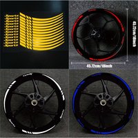 AliExpress NONE Motorcycle Wheel Rim Stripe Wheel Decal Tape Sticker 18-21 Inch Sport Wheel Decals Road Bike Reflective Sticker