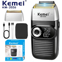 Kemei Original Electric Shaver Rechargeable Powerful Floating Razor Balds Head Shaving Machine for Men KM-2026 KM-2027