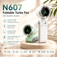N607 3in1 4000mAh Handheld Table Usb Charging Rechargeable Hanging Portable Neck Fan