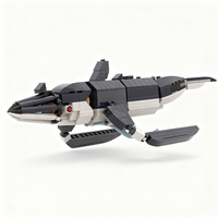 270PCS MOC Creative Model Squidshark Subnautica Below Zero Collectible Display DIY Building Blocks Gift Decoration Building Set