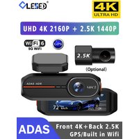 4K 3840*2160P Dash Cam WiFi GPS ADAS Front 4K Rear 2.5K DVR Video Recorder 24H Night Vision Dashcam Car Camera For Car Black Box