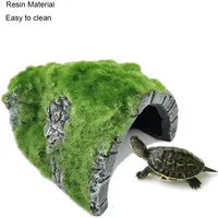 New Aquarium Decoration Resin Aquatic Fish Tank Ornament Decor Artificial Reptile Terrarium Turtle Accessories
