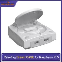 RetroFlag Dream Case for Raspberry Pi5, SD Card Slot, USB, LAN and Improved HDMI Ports, Enhanced Cooling System and Reset Button