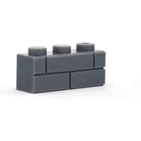 60pcs DIY Building Blocks Thick Wall Figures Bricks 1x3 Dots Educational Creative Toys for Children Size Compatible With Brands