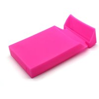 Women's Minimalist Silicone Thin Cigarette Box In Various Colors