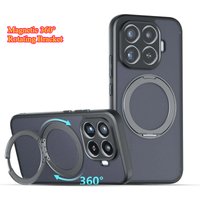 Acrylic Pc Case for Xiaomi 17T Pro 17 T Magnetic 360° Rotating Bracket Stand Back Cover for Xiaomi Mi 17Tpro Hard Shell