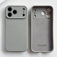 TPU Shockproof Cover For iPhone 17 16 Pro Max For iPhone 17Air 16 15 14 Pro Case Liquid Silicone Original TPU Protect Case