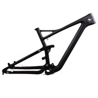 AliExpress NONE Airwolf 29ER Full Carbon Fiber Suspension PF30 19inch 142*12mm Bike Frame 3K Twill MTB Mountain Carbon Bicycle Frame