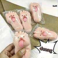 (HefengCL) Funny Foot TPR Squishy Toy, Soft Squeeze Stress Relief Toy, Ideal Party Favors & Holiday Gifts