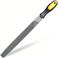 High Carbon Steel File Set, Half Round, Square, Flat, Triangle, Woodworking Files, Multi-Size 6 Inch 8 Inch, Fitter Tools