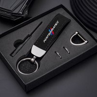 Suede Kaychain Car Key Ring Holder Pendent High-end Gifts For BMW M Emblem E46 E36 E34 F10 E90 F30 E60 F30 E53 E30 E92 E87