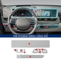 For Hyundai IONIQ 5 2022-2024 Pre Cutting Car Interior PPF Paint Protection Film Console Scratch Transparent/matte TPU Film