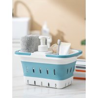 Collapsible Plastic Laundry Basket with Handles, Foldable Large-Laundry Hamper, Pop Up Storage Organizer, Space Saving Hamper
