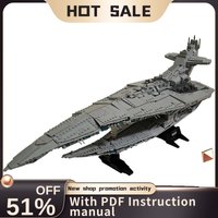 New 2559Pcs Famous Star Battle Movie Mocucs Interdictor Cruiser Diy Creative Ideas Bricks Toy Birthday Gift Building Blocks