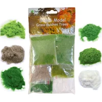 60g Diy Miniature Static Grass Powder 3MM Turf Flocking Nylon Materials Artificial Moss Micro Landscape for Decoration/Diorama