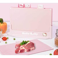 Hello Kitty Anime Girl 4-In-1 Kitchen Cutting Board PP Material with Storage Wholesale Cutting Board Set