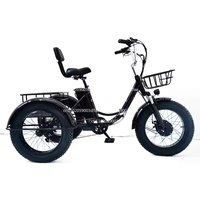 20-Inch, fat tire electric pedal tricycle snow lithium battery bike AliExpress hot sale