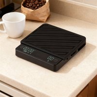 Coffee Electronic Scale High-precision Rechargeable Smart Pour-Over Coffee Scale Flow Rate Monitoring Special electronic scale