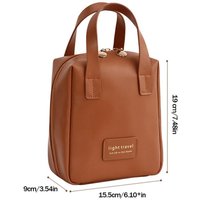 Portable Travel Handbag Large Storage Shoulder Bag Fashion Multifunctional Advanced Sense Capacity Shell Cosmetic Makeup Bag