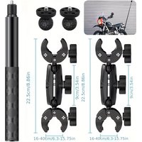 AliExpress NONE For Insta360 x2 x3 x4 x5 Motorcycle Bike Mount Selfie Stick for Insta 360 x2 x3 x4 x5 Moto Monopod Handlebar Accessories Kit