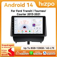 9" Hizpo 2Din Android Autoradio für Ford Transit Tourneo Courier 2013 - 2021 Auto CarPlay 4G BT WiFi RDS DSP GPS-Navigation 360 ° CAM