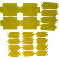 10/50 Pcs Replacement Yellow Waterproof Film Sticker For 7D Hifu Cartridge Universal Ultrasonic Knife Film