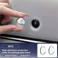 Car Camera Lens Protective Cover Panoramic Reversing Camera Lens Guards HD Scratch Resistant Modification Accessory