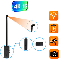 DIY Camera Mini 4K HD WiFi Camera Motion Detection Loop Recording Security Cam