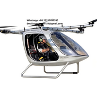 SHUIMAN JINSHAN Urban Air Mobility Electric VTOL Aircraft Human Passenger Dron Light Sport Ultra Light 90kg Payload 36km/h