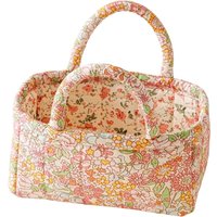 Small Fabric Miscellaneous Storage Basket Korean Style Outdoor Portable Tote Bag Clothes Organizing Frame Storage Container