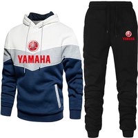 AliExpress Yamaha logo printed men's casual sport jacket with hood for outdoor cycling and racing enthusiasts, suitable for spring clothing