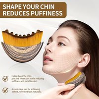 Lymphatic Facial Contour Massage Brush Eye Neck Gua Sha Care Brush for Facial Lymphatic Drainage And Skin Care