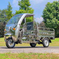 Agricultural Cargo Electric Tricycle 2000W Motor 1Ton 2Ton 3Ton Heavy Loading Three Wheeler Agricultural tricycle with shed