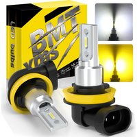 BMTxms 2X 6000Lm CANBUS 9006 HB4 9005 H8 H11 9145 H10 LED Fog Lights Yellow White Car DRL Lamp For Kia Sportage Suzuki sx4 swift