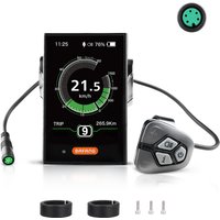 Electric Bike DPC18 Display UART Protocol with Color 3.5-inch LCD Screen for Hub Motor Bafang Ebike Kits 5PIN Female
