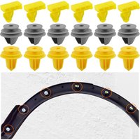 18pcs Wheel Arch Trim Moulding Clips For Nissan Qashqai J11 76847-JG00A 76847-4EA0A 84953-JA00A Front and Rear Exterior Flare