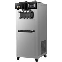 New 3-minute Secondary Molding 6L*2 Hopper Home Table Top Soft Ice Cream Machine