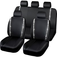 Bling Car Seat Covers With Shining Rhinestone Universal Full Set For 5 Seats Car Interior Accessories All-season Auto Seat Cover