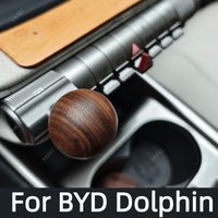 Solid Wood Gear Shift Knob,For BYD Dolphin Accessories,2025/2024 Ergonomic Grip,Wear-Resistant,Direct Replacement 2023