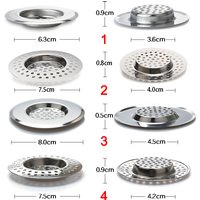 Kitchen Sink Strainer Stainless Steel Drain Filter with Large Wide Rim