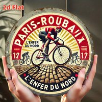 AliExpress NONE Vintage 2D Flat Round Tin Sign -