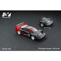 **Preorder**Finclassically FY 1:64 F40 Advan/yellow/red Diecast Model Car