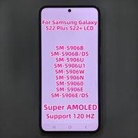 Super AMOLED S22 Plus S22+ SM-S906B S906B/DS S906U S906U1 S906W S906N S9060 LCD For Samsung Display Touch Screen Replacement