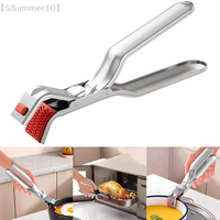 【SSummer10】Anti-Scalding Hot Bowl Holder Dish Clamp - Pot Pan Gripper Air Fryer Plate Retriever Tongs Kitchen Supplies【SS】